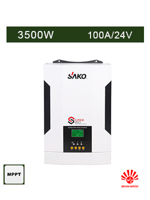 سانورتر 3500W، 24V ، 100A برند SAKO مدل SUNON PRO 3.5K