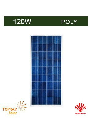 پنل خورشیدی پلی کریستال 120 وات TOPRAY مدل TPS-107S-120W